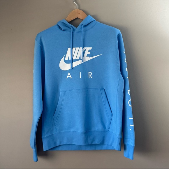 Nike Other - Nike Air "Just Do It" Pullover Hoodie - NWT - University Blue - Size M
